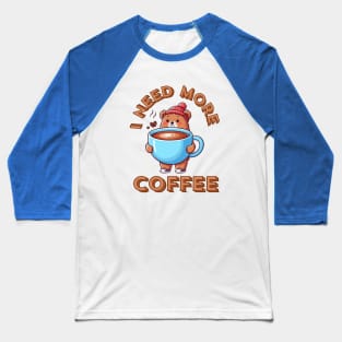 Coffee Bear Baseball T-Shirt